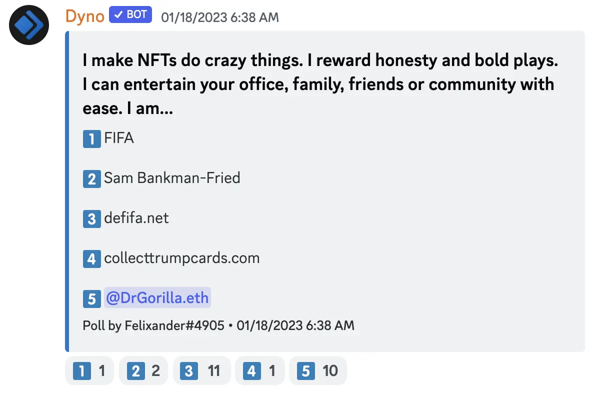 Felixander's contest